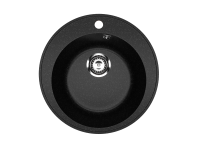 Мойка врезная круглая d475мм Черный оникс