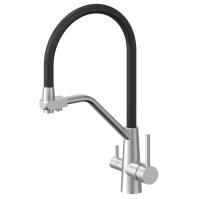 8L2023 brushedss+black hose