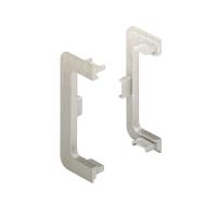 Заглушки внешние для С-образного профиля инокс