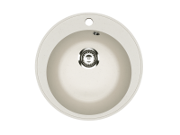 Мойка врезная круглая d475мм Белый камень