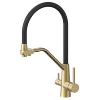 8L2023 brushed gold+black hose 1