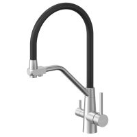 8L2023 brushedss+black hose