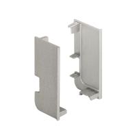 Заглушки внутренние для L-образного профиля инокс