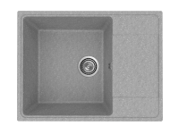 Мойка врезная с маленьким крылом 650х495 Светло-серый