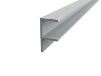 Планка для стен. пан угловая F-образная внутренняя 4 мм Королевский опал светлый глянец 20