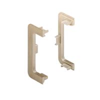 Заглушки внешние для С-образного профиля латунь