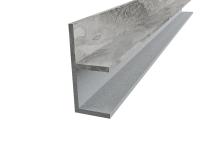 Планка для стен. пан угловая F-образная внутренняя 4 мм Паладина светлая глянец 20